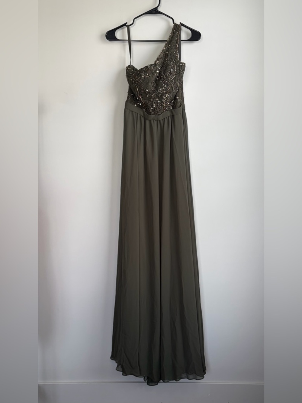 Kennedy Blue Shannon Beaded One Shoulder Bridesmaid Gown Formal Dress